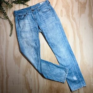 rag & bone Alex High-Rise Straight Jeans Barnsley Wash Size 26